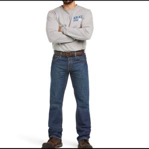 Ariat FR M5 Straight Basic Stackable Straight Leg Jean - Size 33x30
